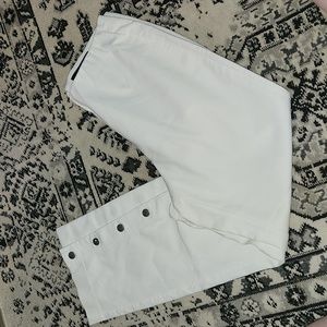 Rag & Bone Simone cropped side-snap pants size 10